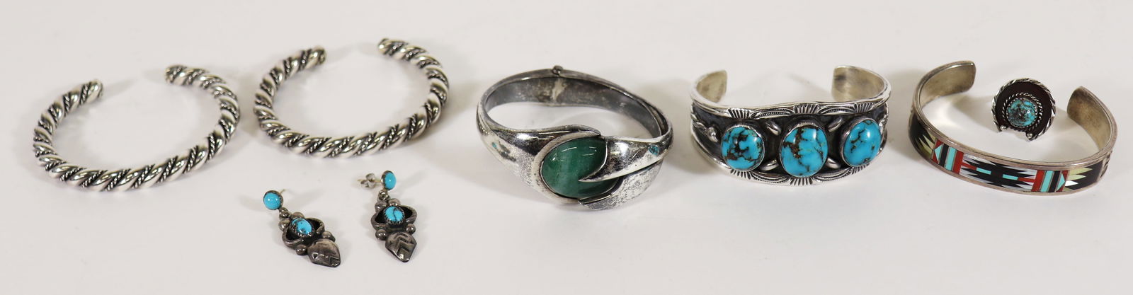 STERLING NATIVE AMERICAN & MEXICAN JEWELRY (1 of 3)