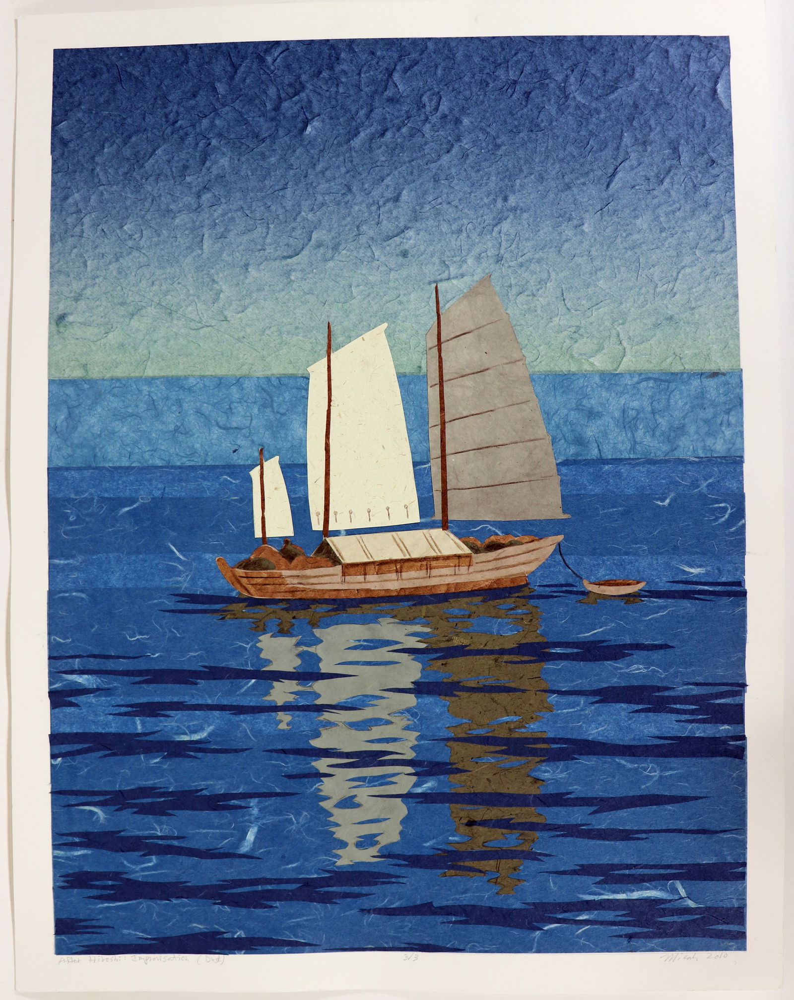MICAH SCHWABEROW JUNK BOAT WOODCUT (1 of 3)