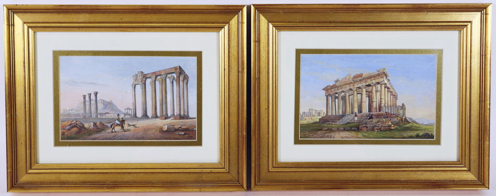 (2) EARLY 19TH CENTURY FRENCH WATERCOLORS (1 of 4)