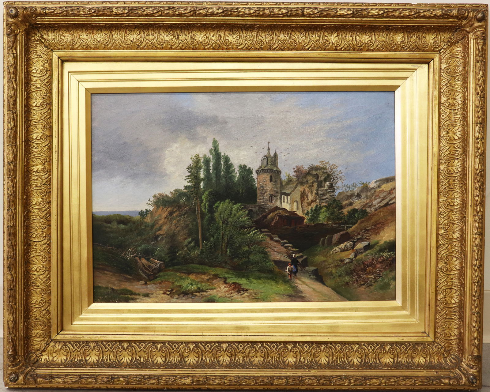 19th CONTINENTAL SCHOOL LANDSCAPE PAINTING (1 of 6)