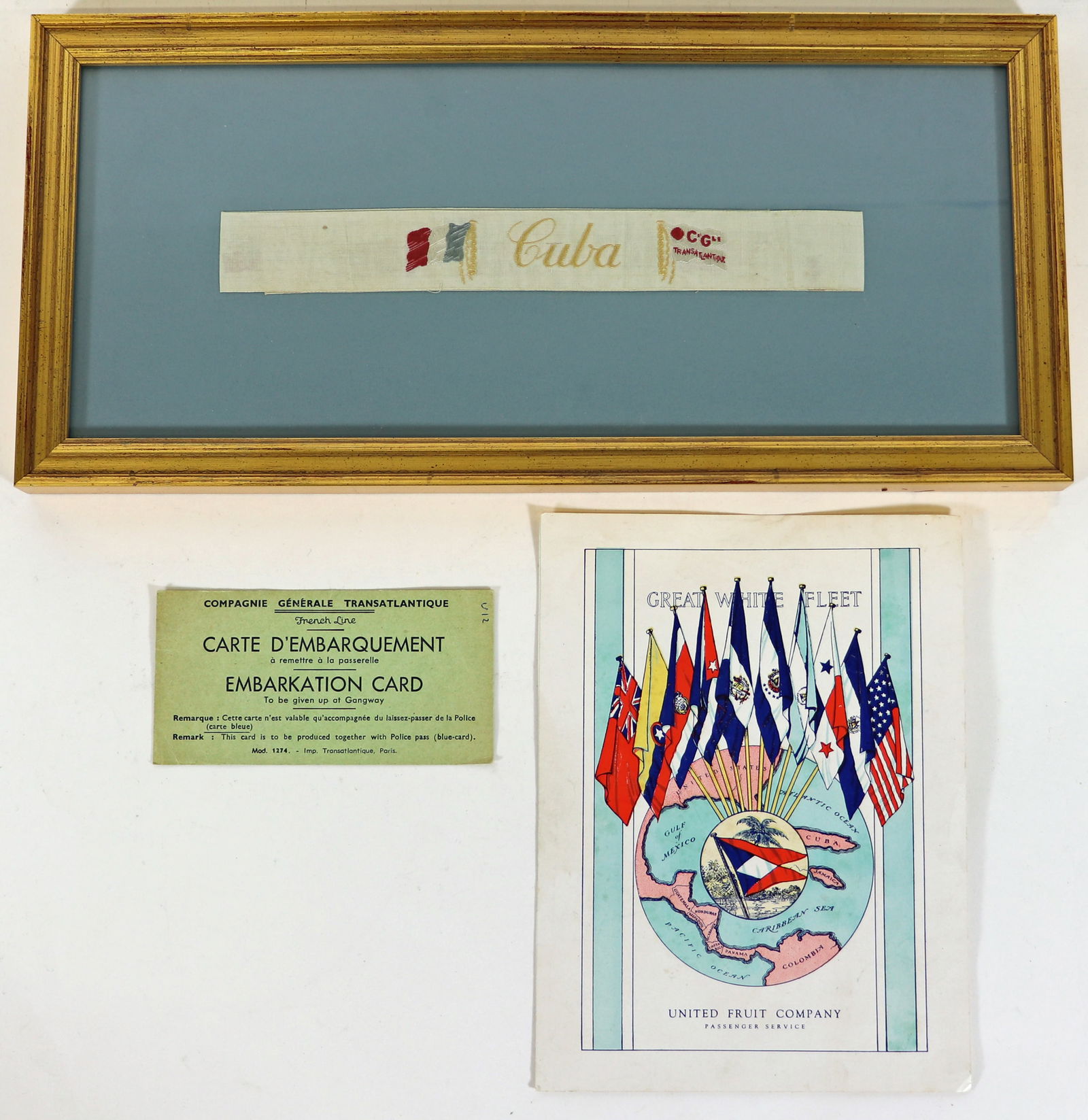 GREAT WHITE FLEET UNITED FRUIT COMPANY FLAG & MORE: The Great White Fleet was the name given to the United Fruit Company's fleet of steamships, primarily used for transporting bananas and passengers between the Caribbean and the United States. The Unit