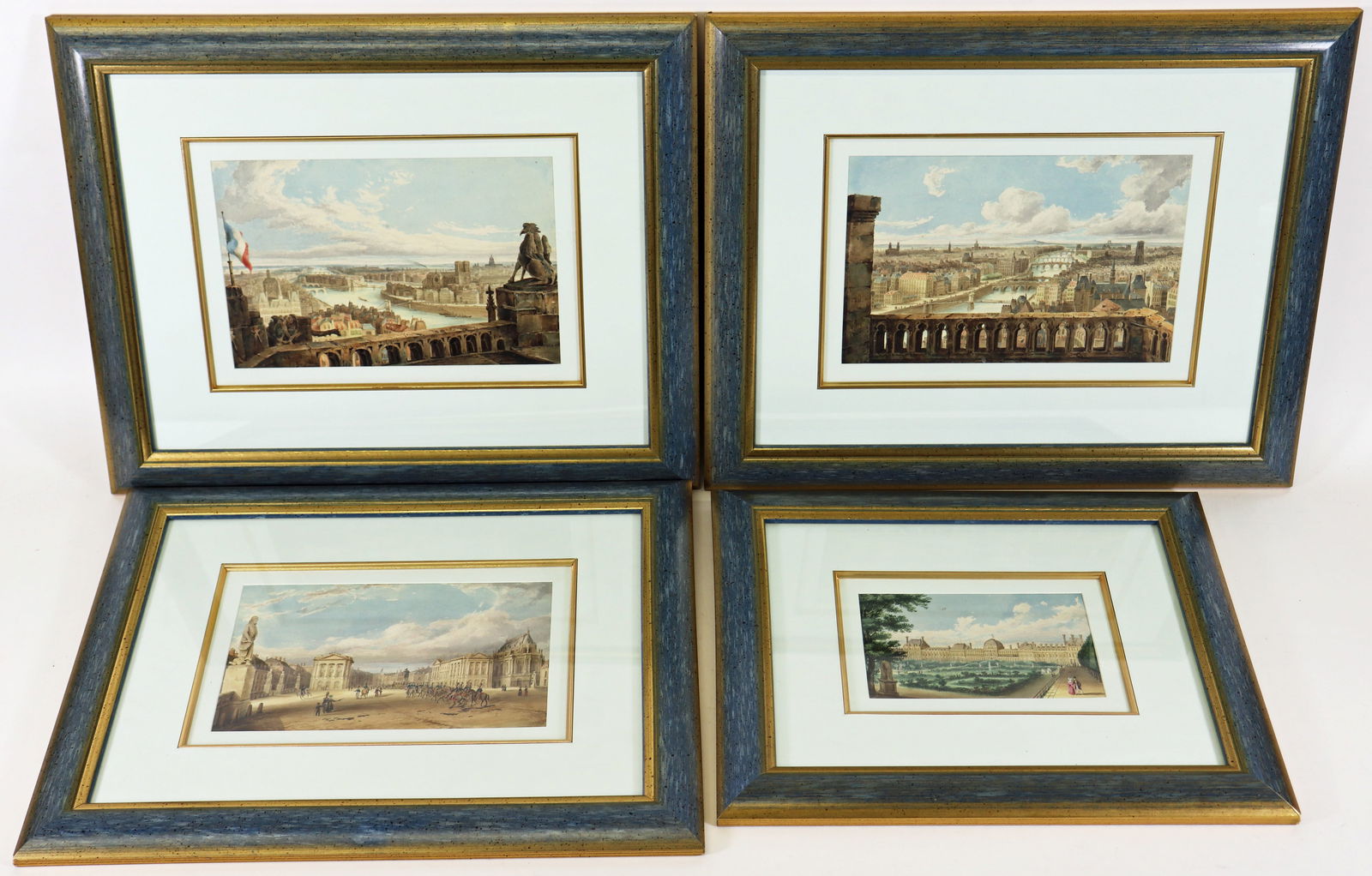 (4) ORIGINAL FRENCH WATERCOLOR & GOUACHE ON PAPER (1 of 6)