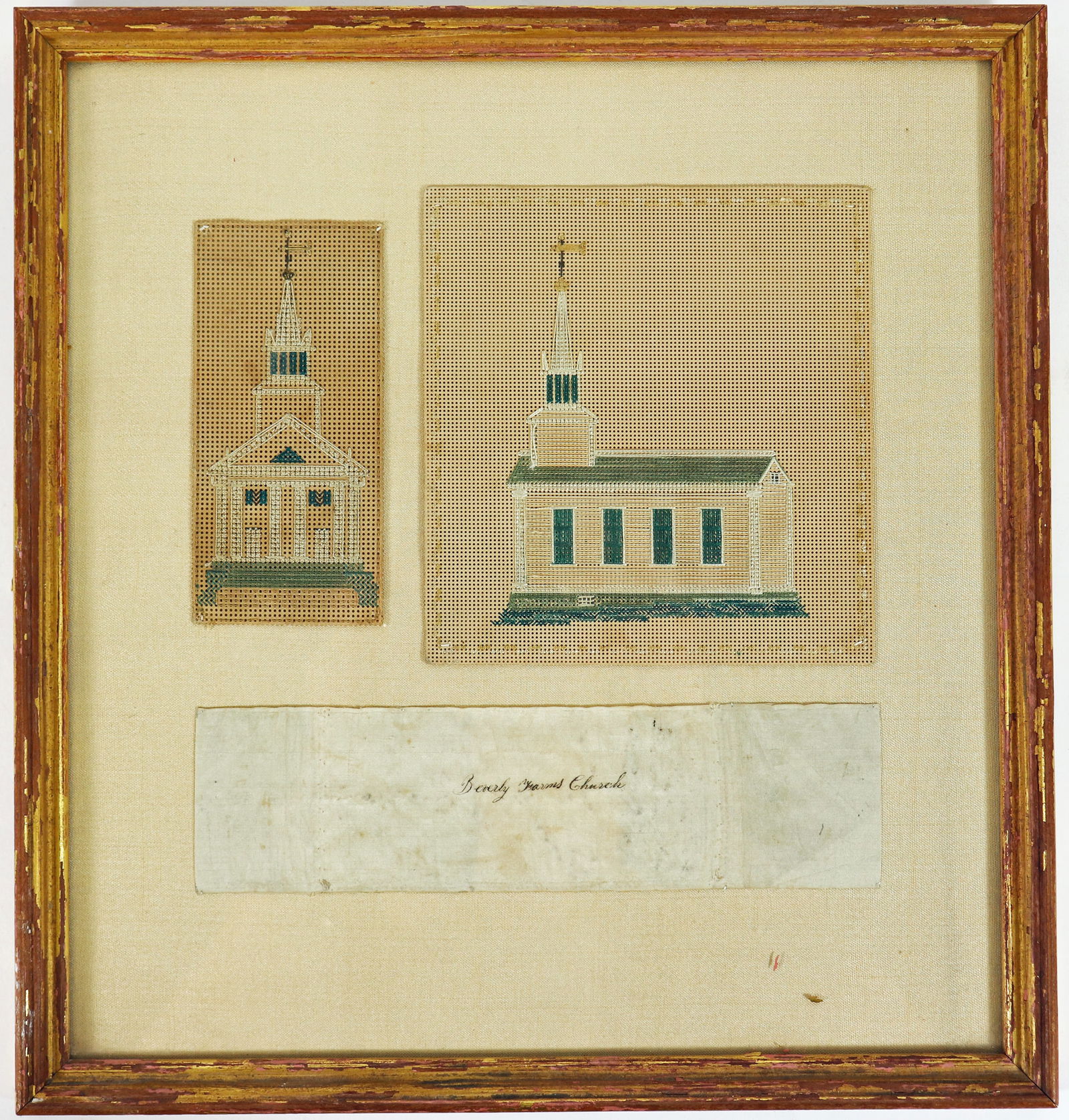 BEVERLY FARMS CHURCH NEEDLEPOINT - 1876 (1 of 3)