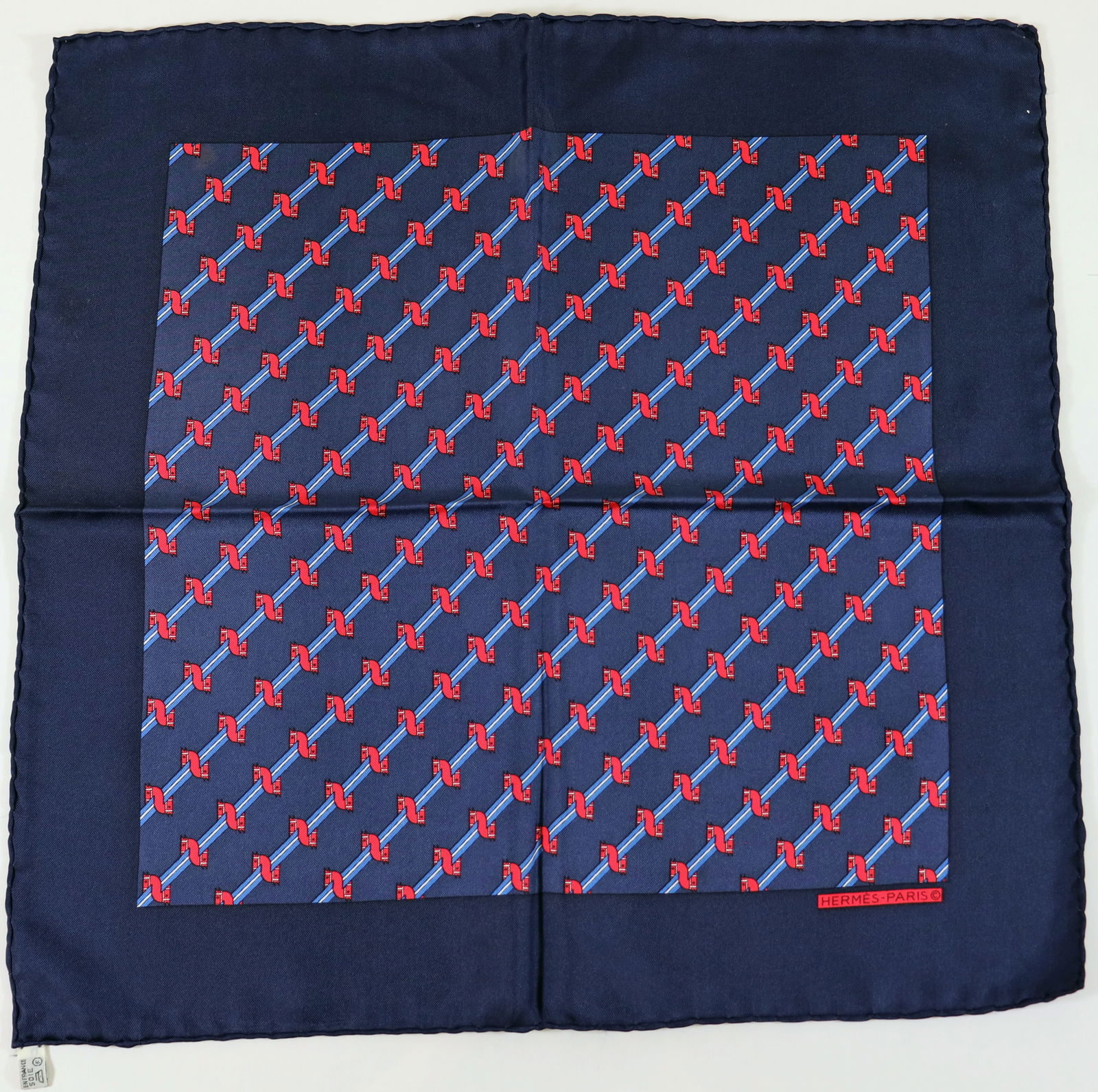 VINTAGE HERMES PARIS SILK SCARF - EQUESTRIAN (1 of 2)