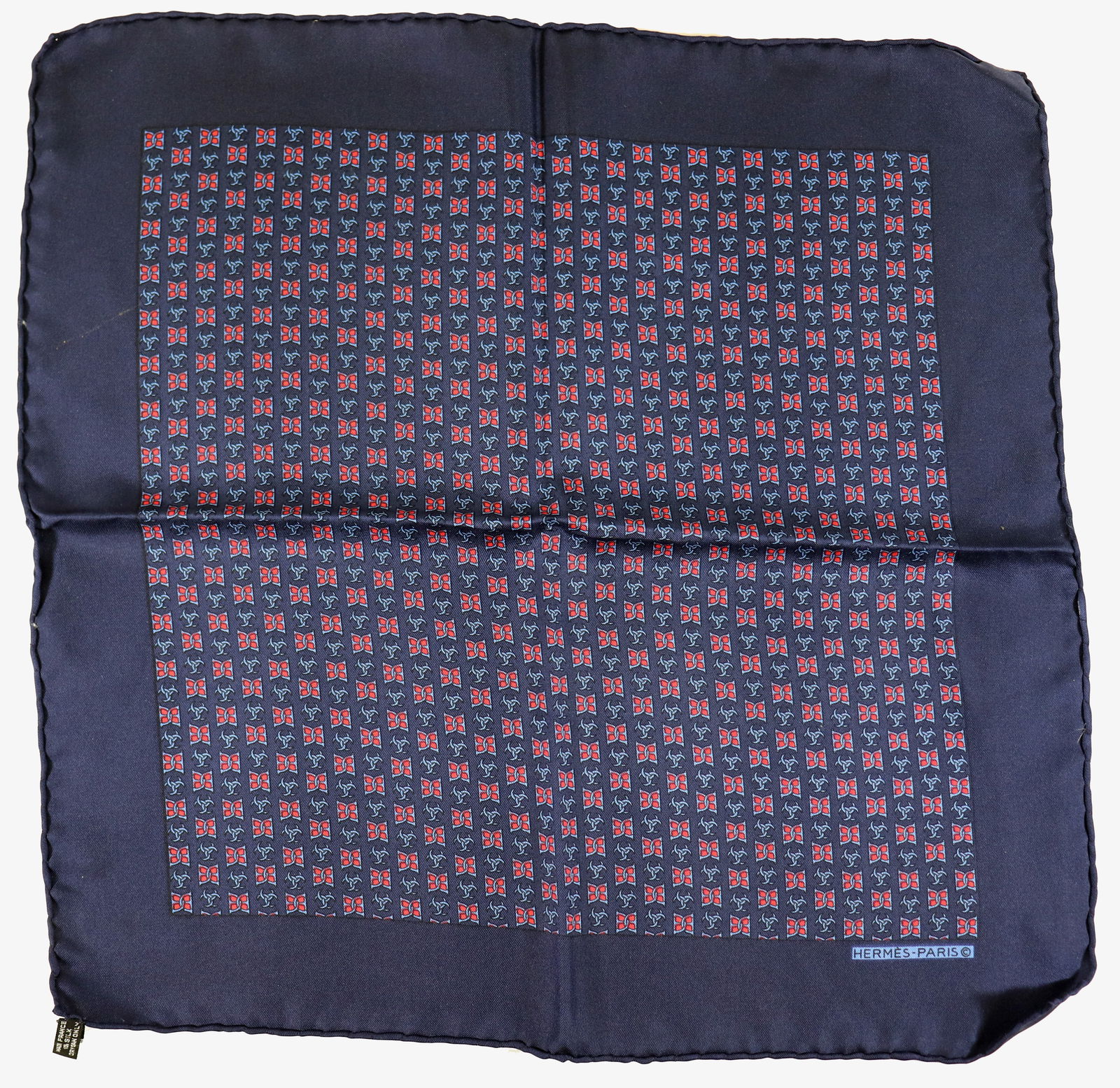 VINTAGE HERMES PARIS SILK SCARF - BERGDORF GOODMAN (1 of 2)