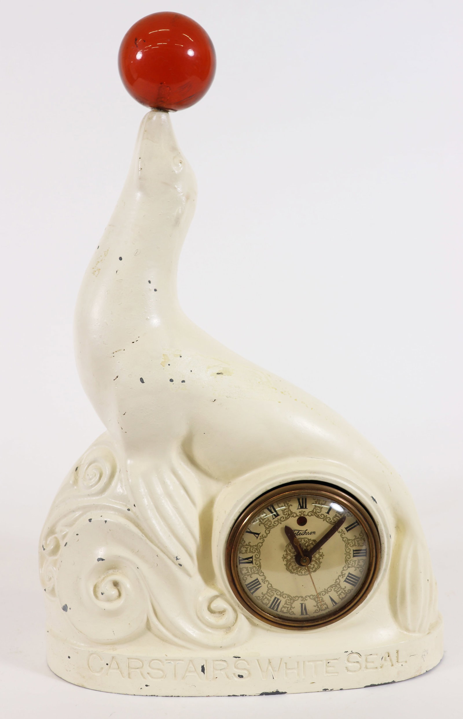 VINTAGTE 1940's CARSTAIRS WHITE SEAL CLOCK (1 of 3)