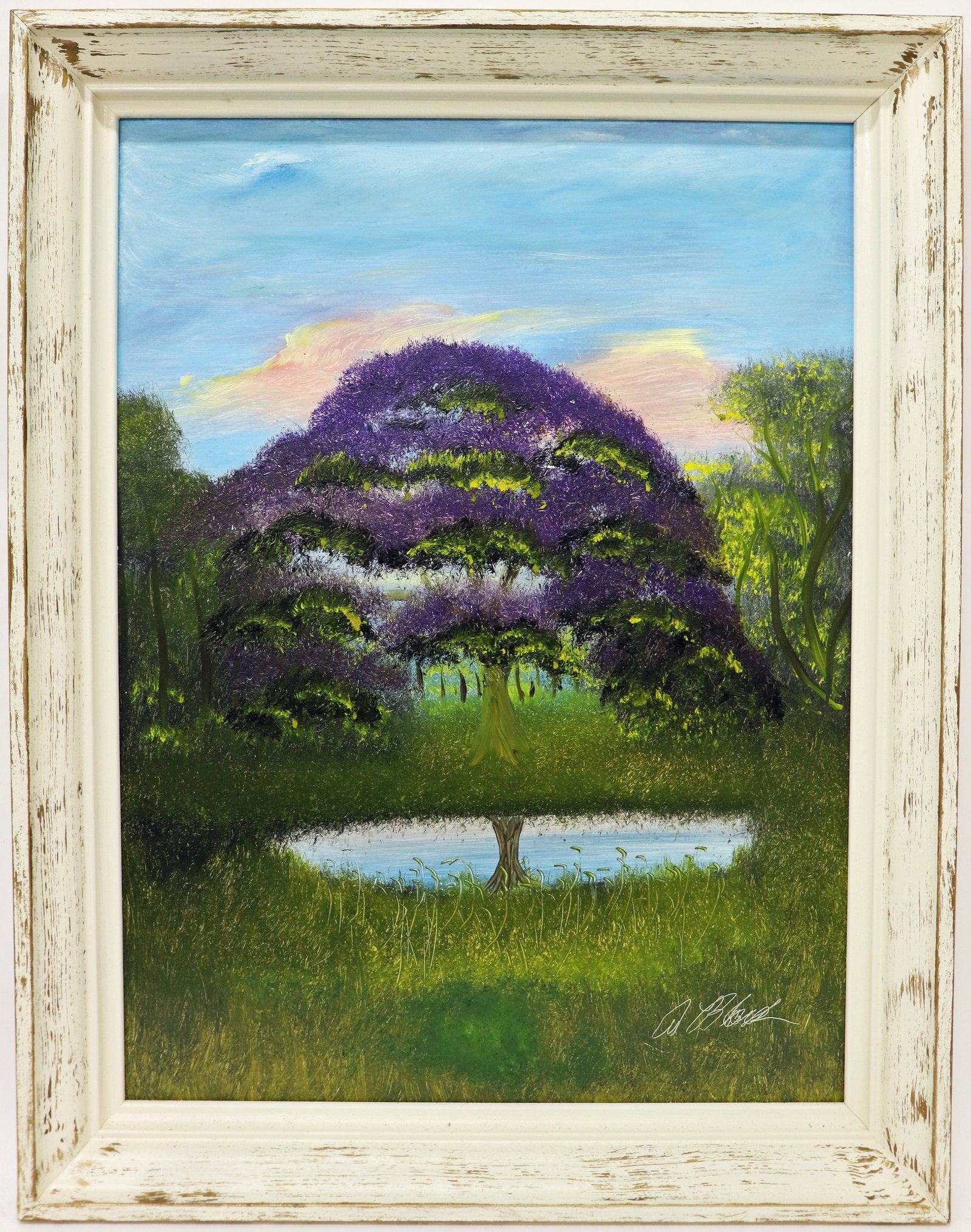 AL BLACK BACKWOODS JACARANDA HIGHWAYMEN PAINTING (1 of 4)