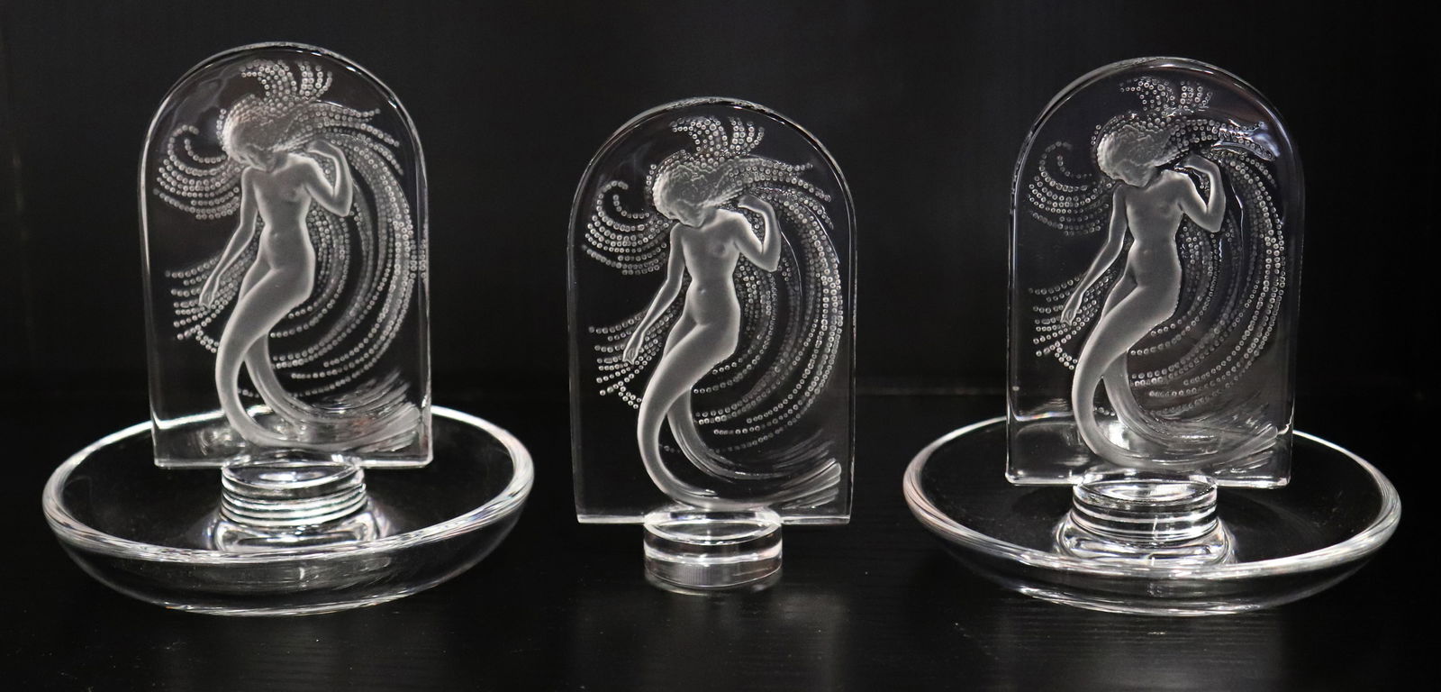 (3) LALIQUE WATER NYMPH COLLECTION (1 of 2)