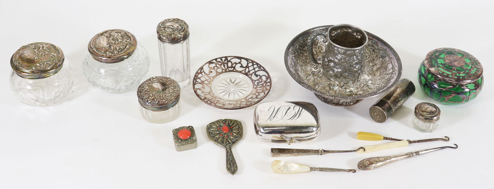 STERLING & SILVERPLATE VANITY ITEMS & MORE (1 of 3)