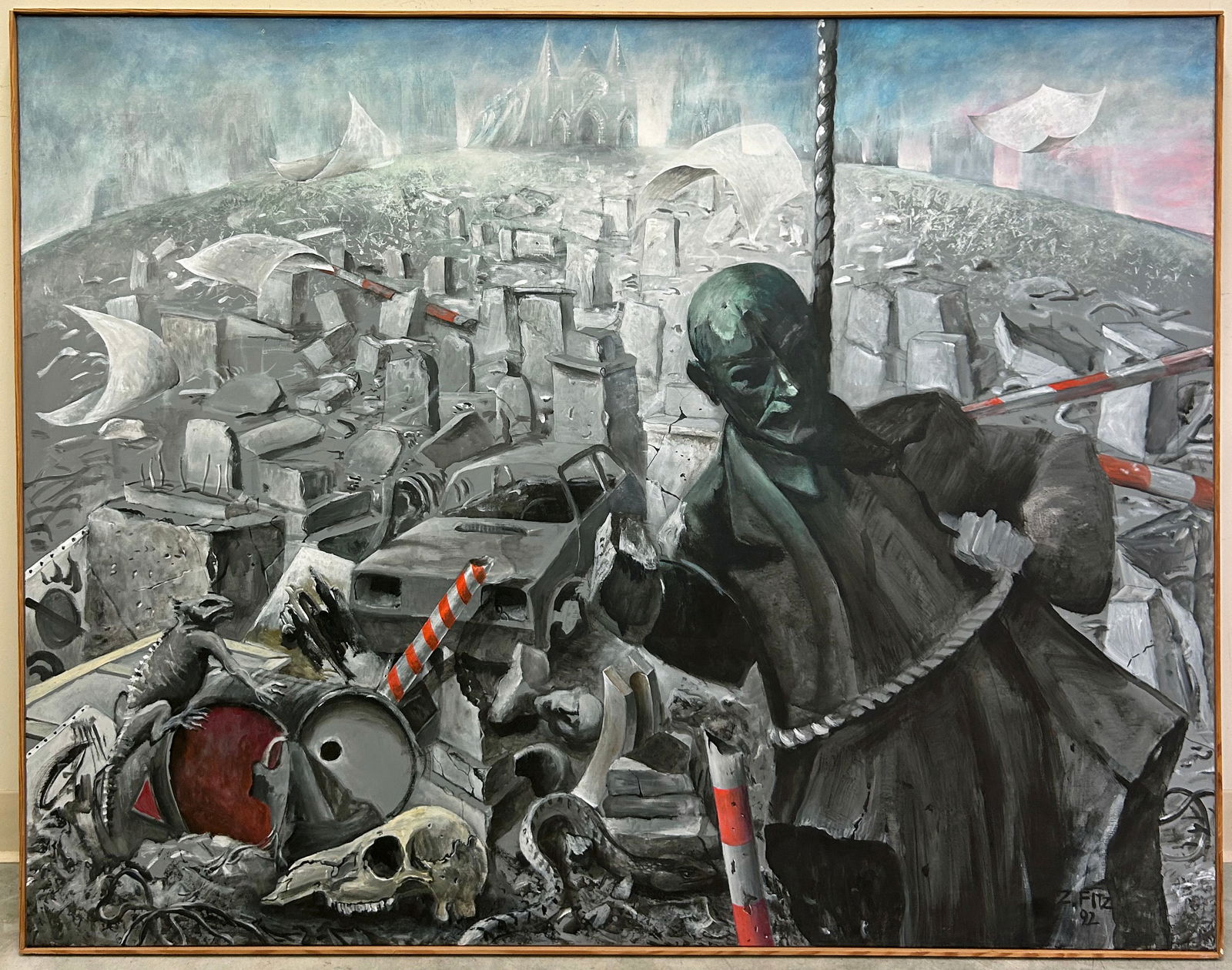 ZBIGNIEW FITZ "END OF THE CENTURY" PAINTING (1 of 7)