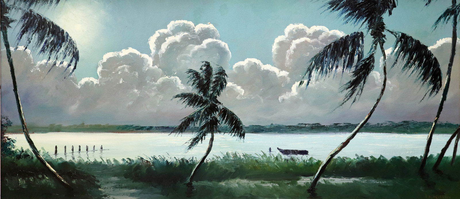 ROY MCLENDON RIVER PALMS HIGHWAYMEN PAINTING (1 of 6)