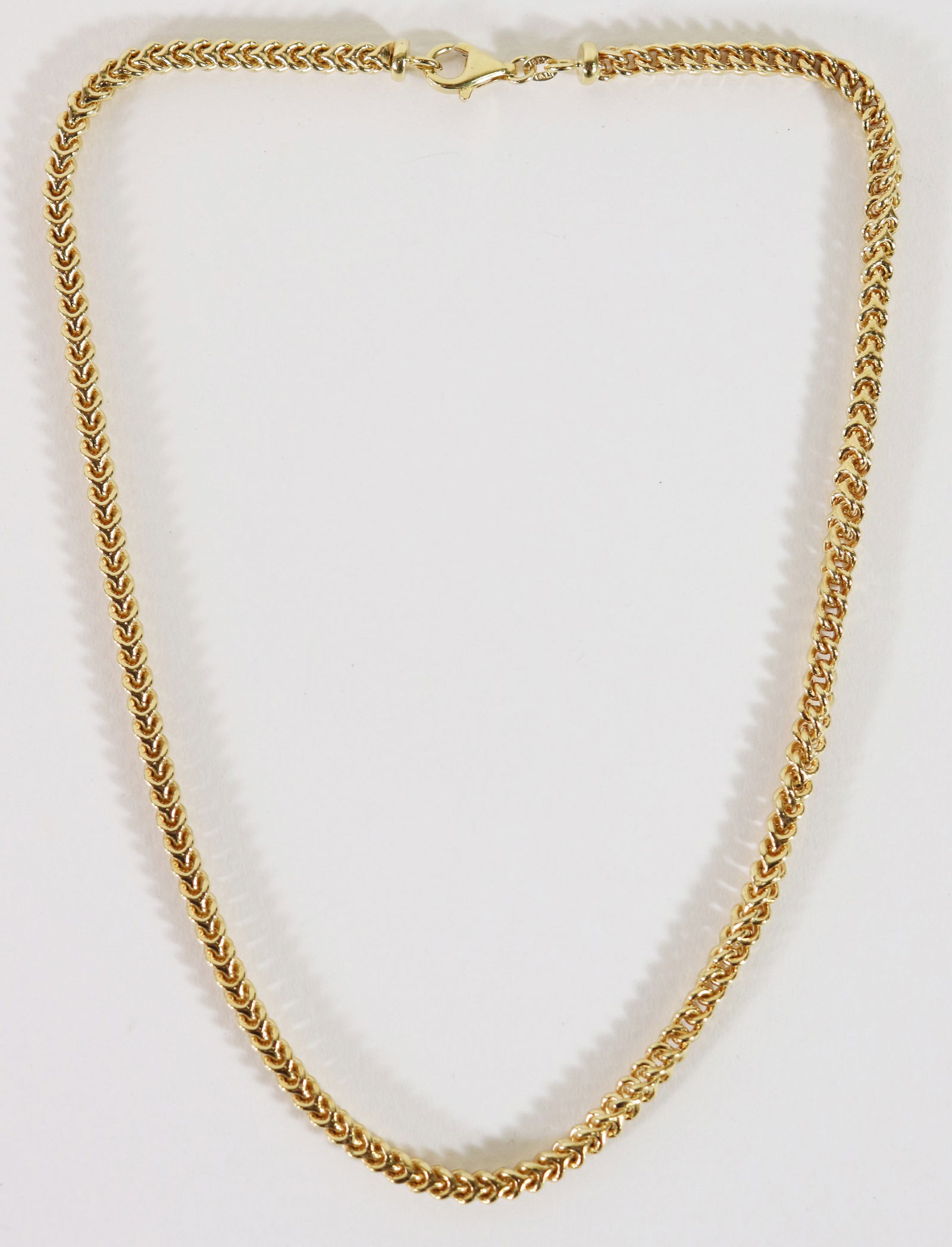 18K YELLOW GOLD ITALIAN FRANCO LINK CHAIN (1 of 5)