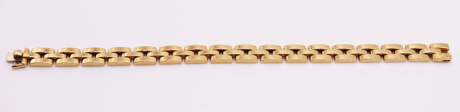 18K GOLD CARTIER MAILLON PANTHERE BRACELET (1 of 4)