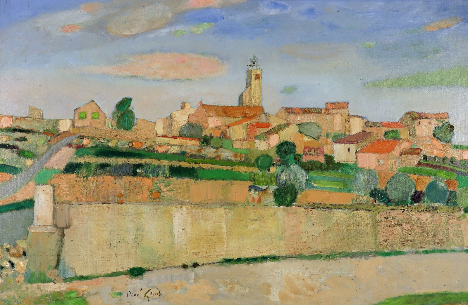 RENE GENIS POURRIERES FRANCE PAINTING (1 of 6)