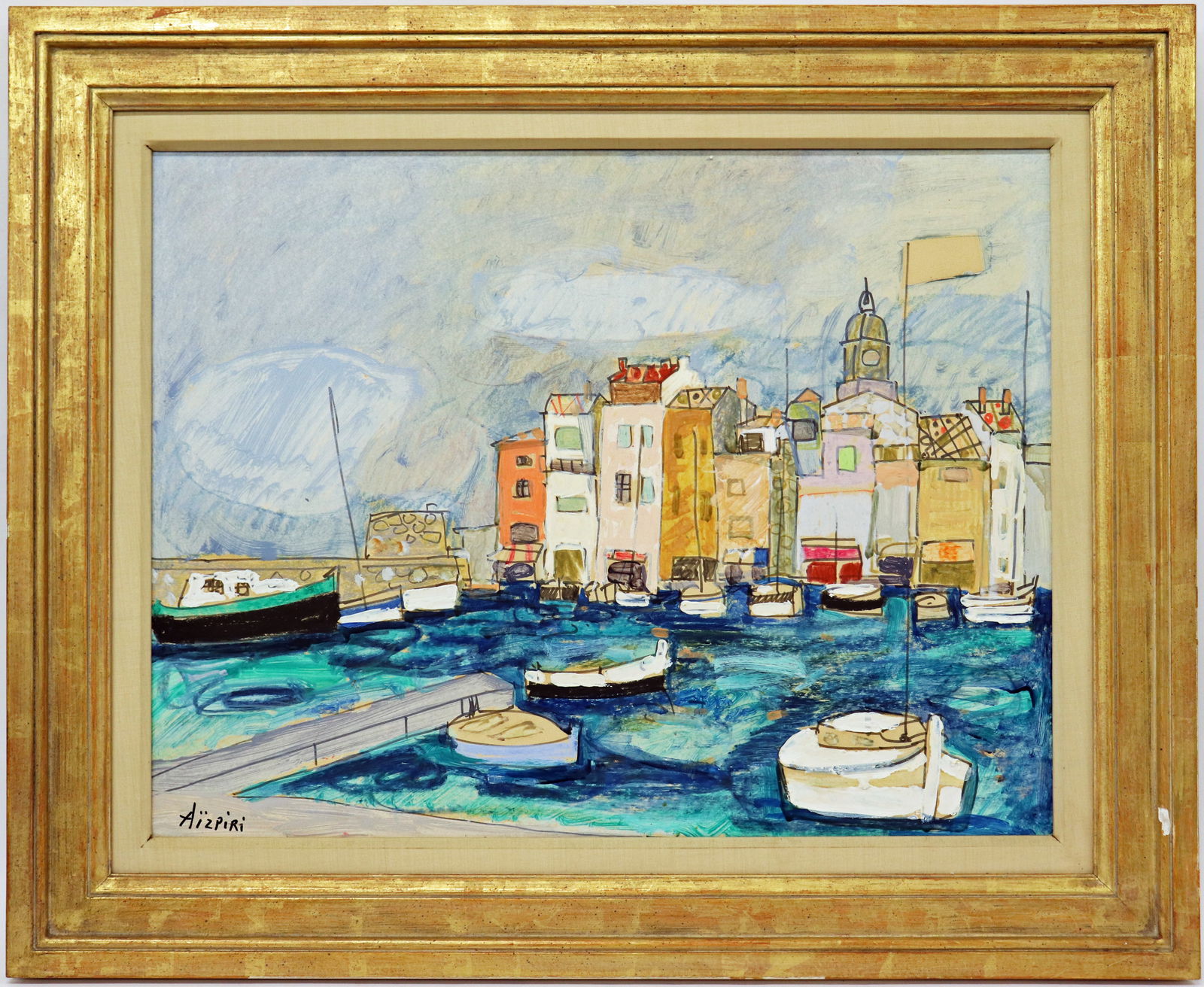 PAUL AIZPIRI SPRING IN ST. TROPEZ PAINTING (1 of 6)