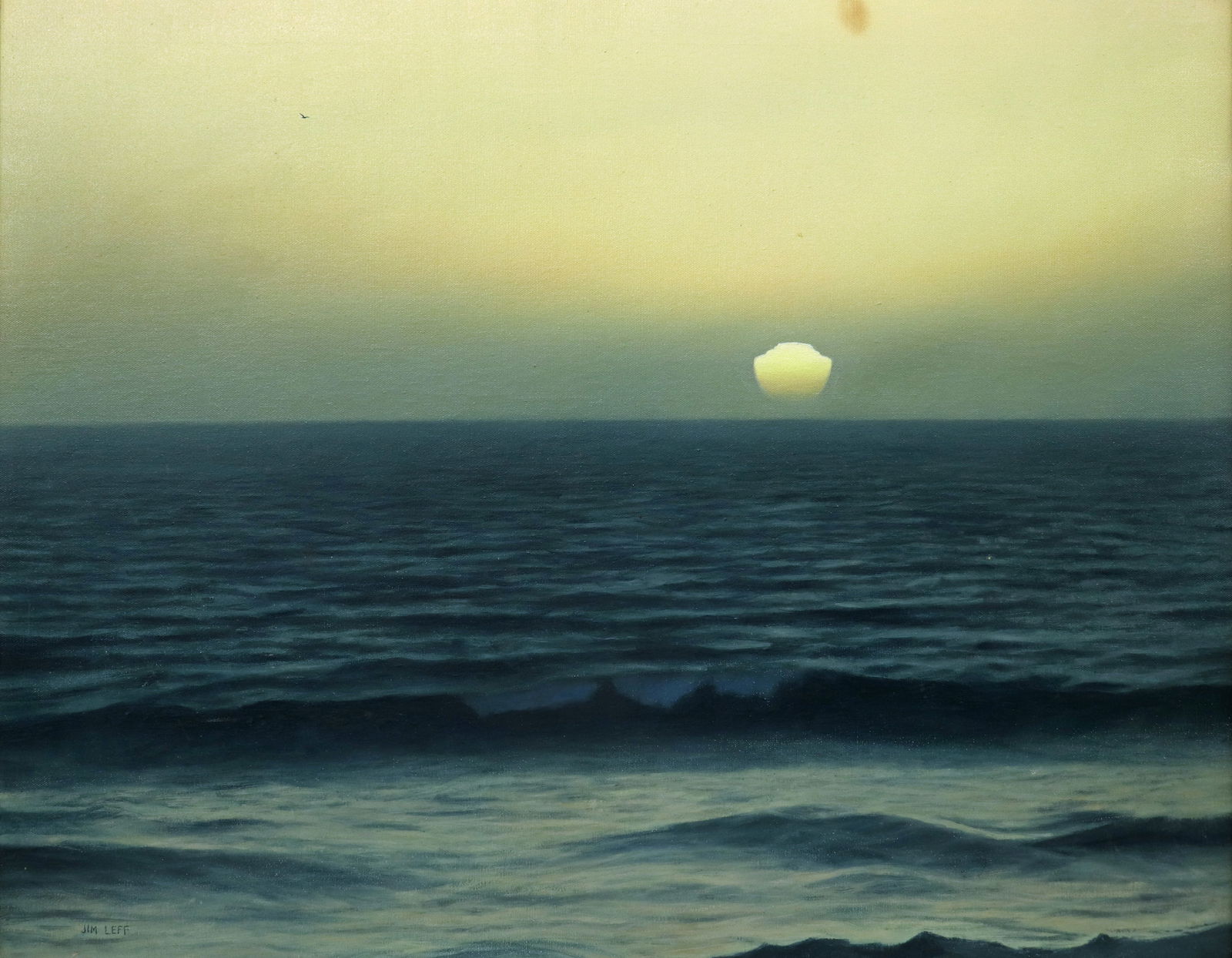 JIM LEFF MID CENTURY CALIFORNIA SUNRISE PAINTING (1 of 6)