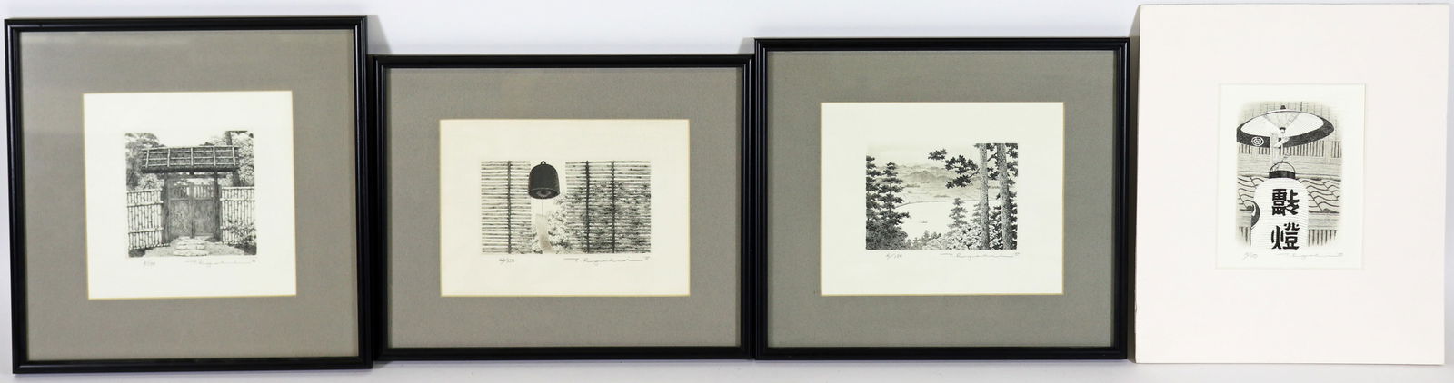 (4) TANAKA RYOHEI JAPANESE ETCHINGS (1 of 3)