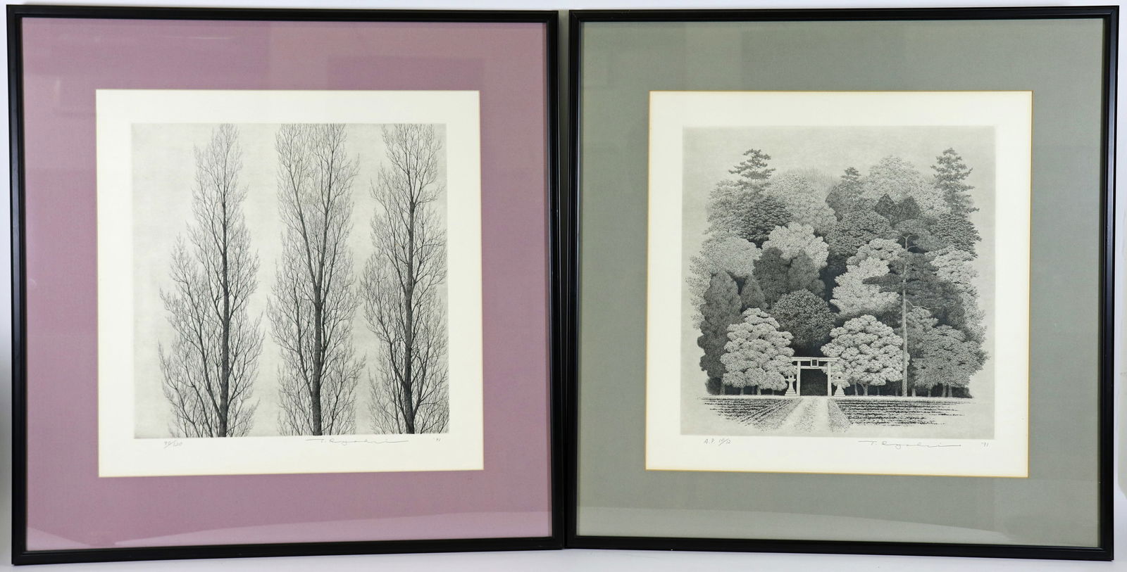 (2) TANAKA RYOHEI GROVE NO 5 & WINTER TREES (1 of 3)