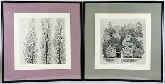 (2) TANAKA RYOHEI GROVE NO 5 & WINTER TREES (1 of 3)