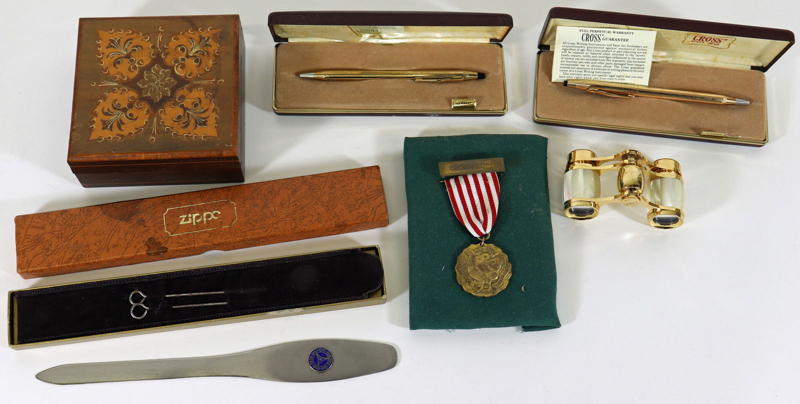 CROSS PENS, OPERA GLASSES, CHAMPION MEDAL & MORE (1 of 4)