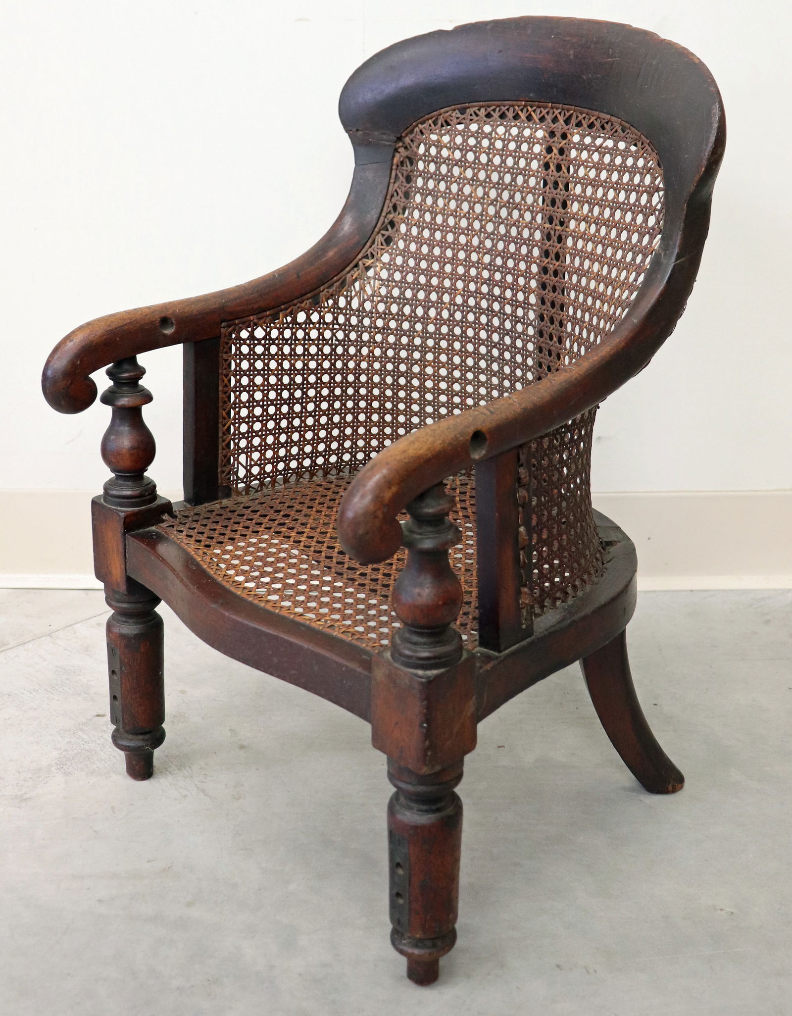 SALESMAN SAMPLE WILLIAM IV STYLE MAHOGANY CHAIR (1 of 3)