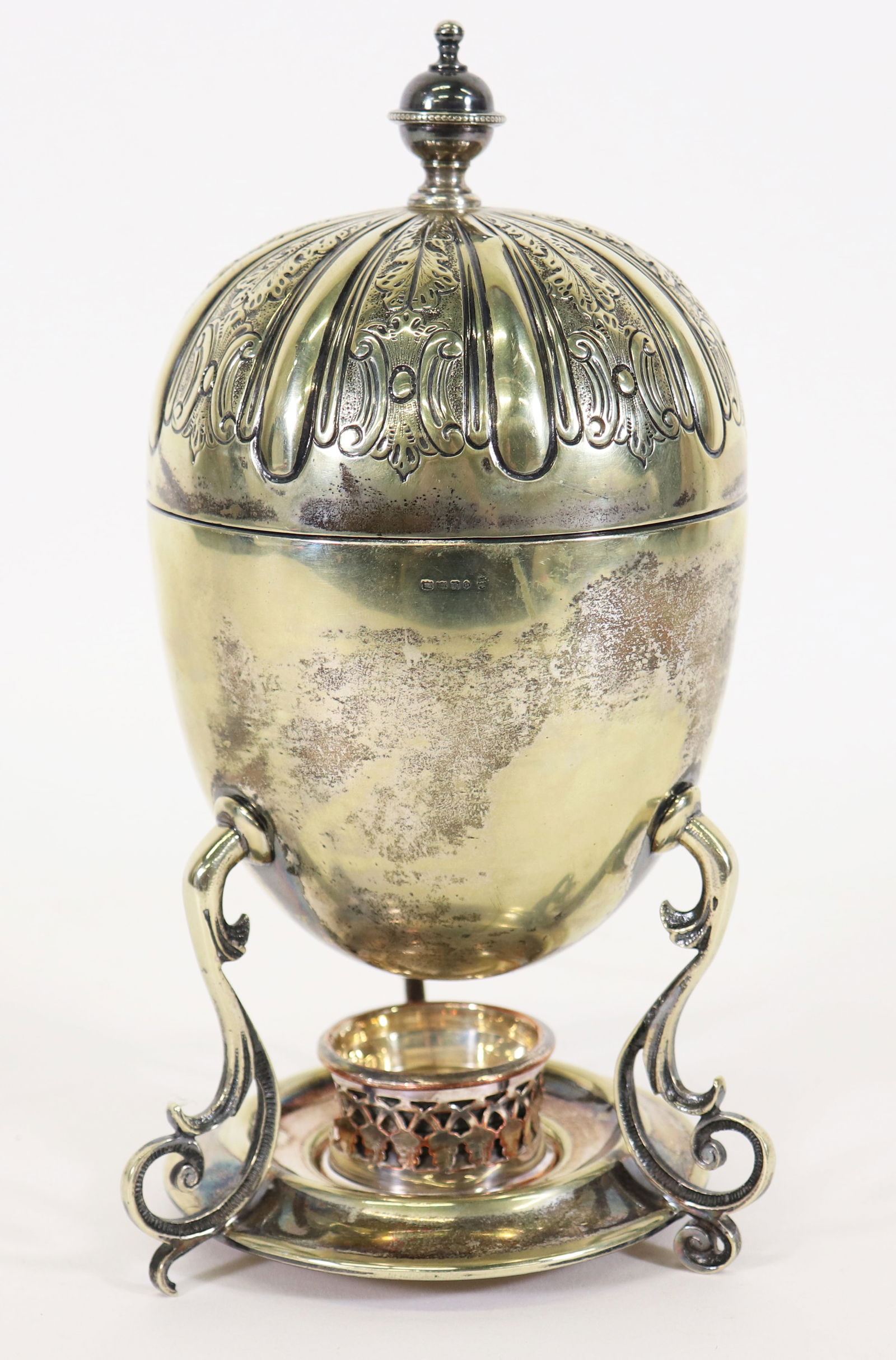 ENGLISH SILVERPLATE EGG CODDLER (1 of 3)