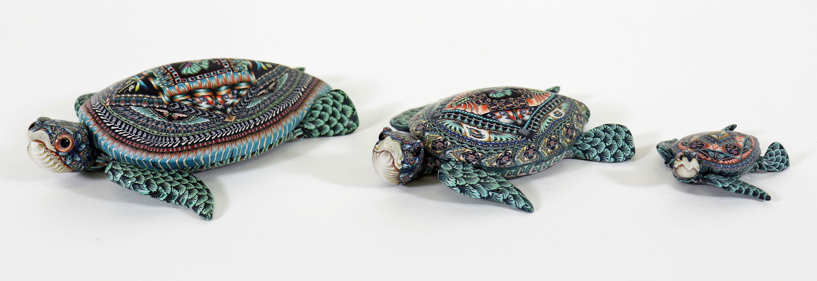 JON STUART ANDERSON SEA TURTLE CLAY SCULPTURES (1 of 5)