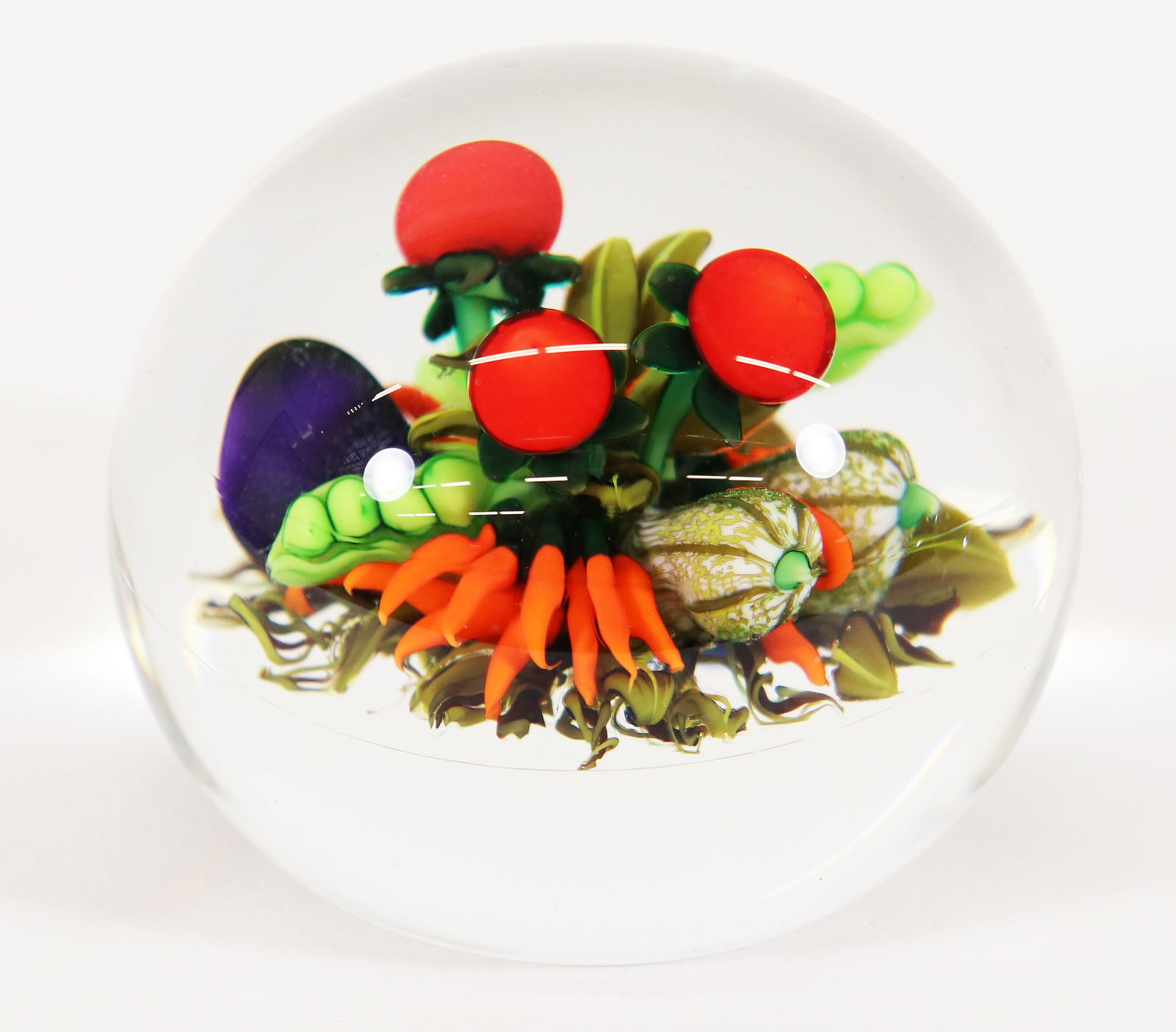 KEN ROSENFELD VEGETABLE PAPERWEIGHT (1 of 4)
