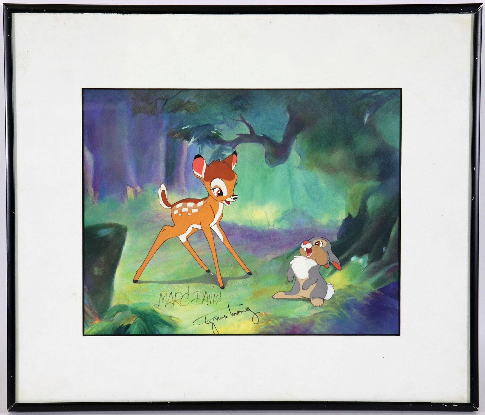 BAMBI & THUMPER LITHOGRAPH - MARC DAVIS/TYRUS WONG (1 of 3)