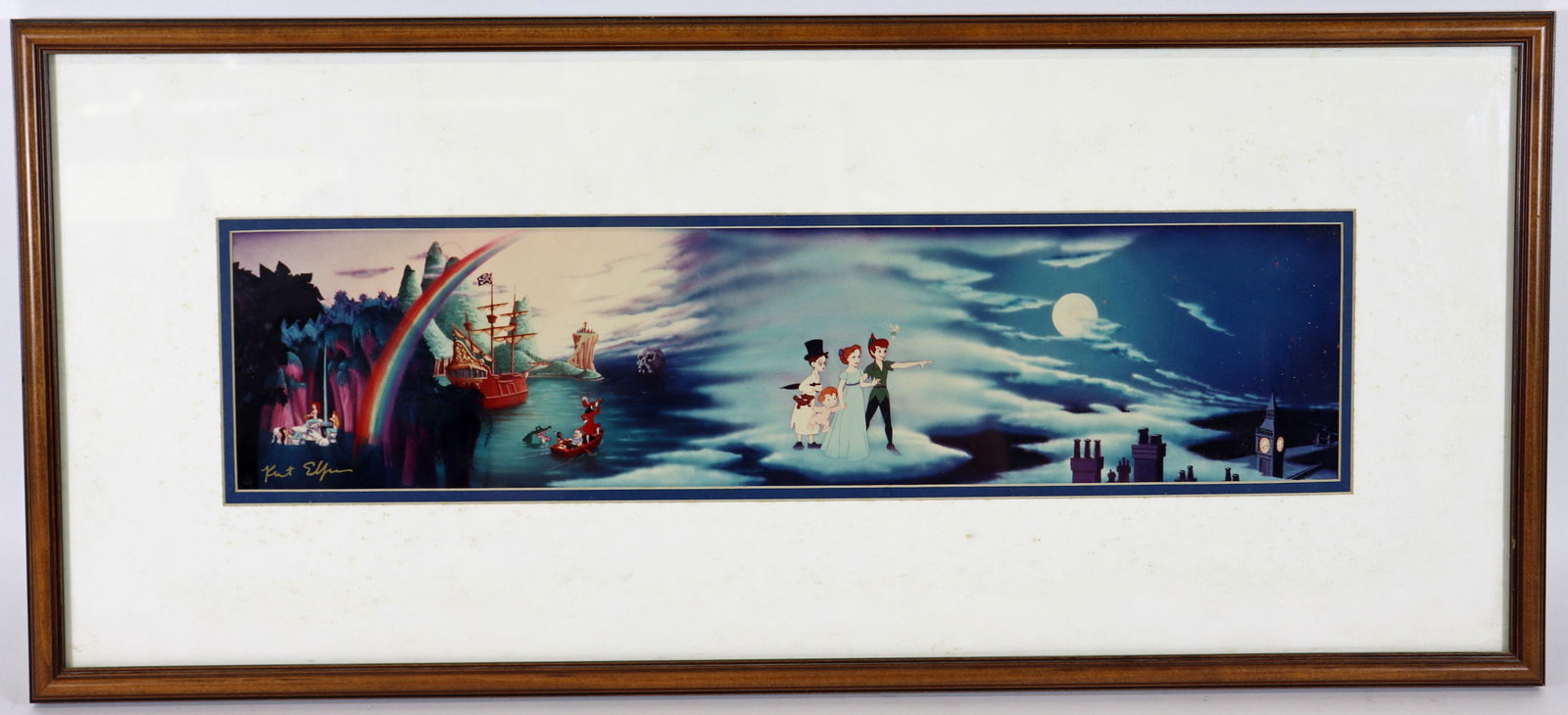 DISNEY PETER PAN NEVERLAND LITHOGRAPH - SIGNED (1 of 3)