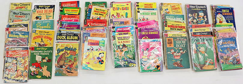 (150) VINTAGE WALT DISNEY COMICS - DELL GOLD KEY (1 of 5)