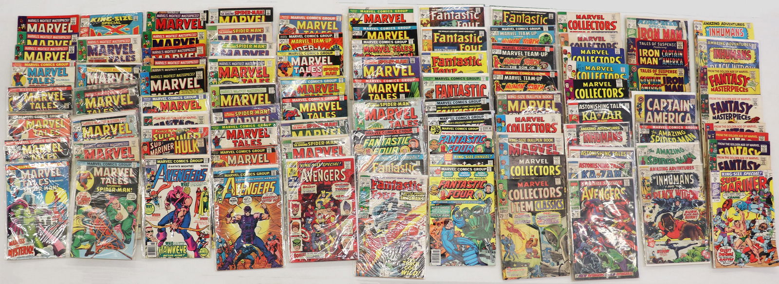 (101) MARVEL COMIC BOOK BRONZE AGE LOT (1 of 4)