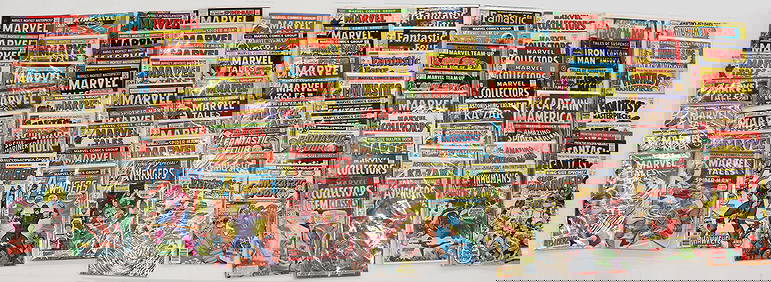 (101) MARVEL COMIC BOOK BRONZE AGE LOT (1 of 4)