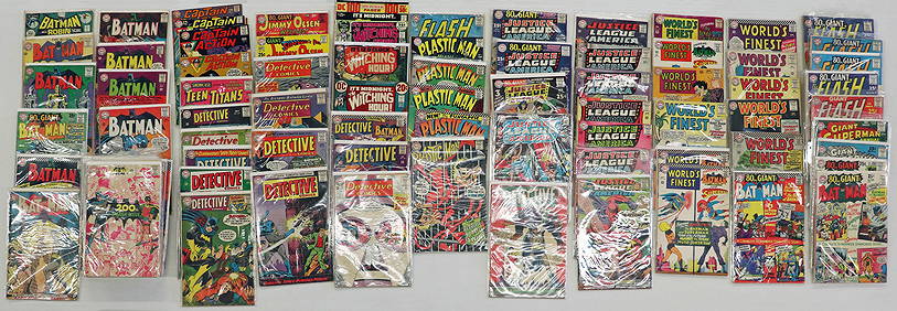 84 DC COMIC BOOK SILVER AGE BATMAN & SUPER HEROES (1 of 7)