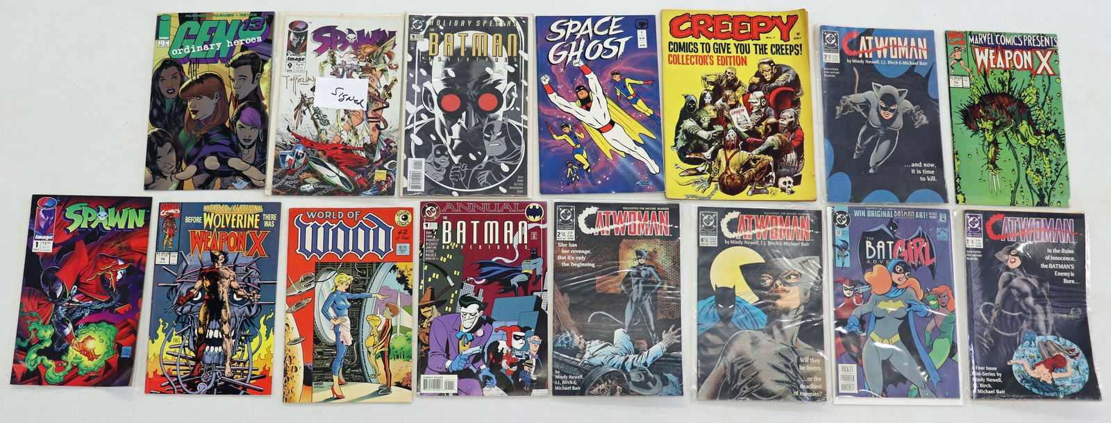 (15) RARE MODERN AGE DC & MARVEL COMICS - SIGNED (1 of 3)