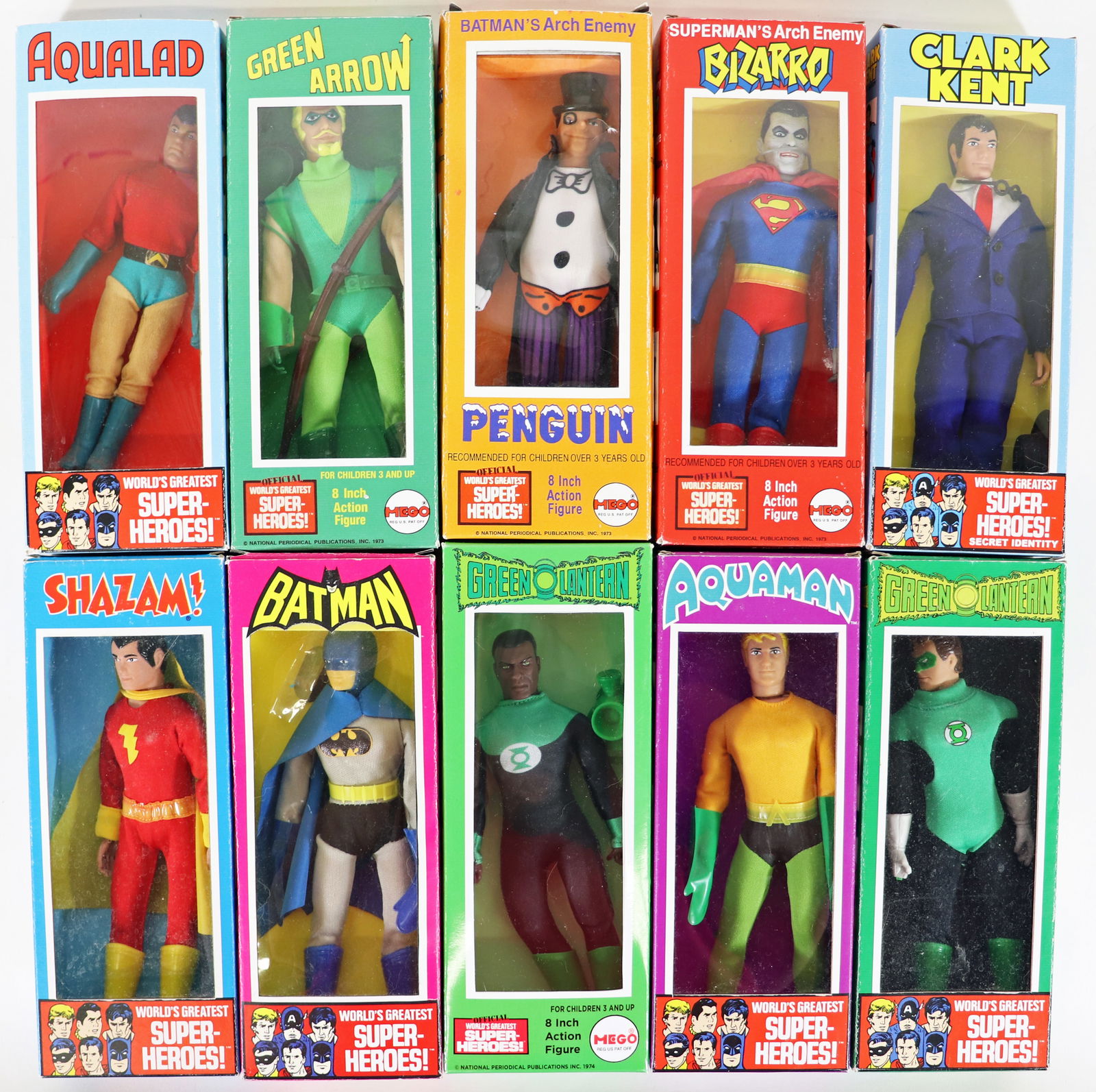 (10) MEGO WORLDS GREATEST SUPERHEROES 8" FIGURES (1 of 4)