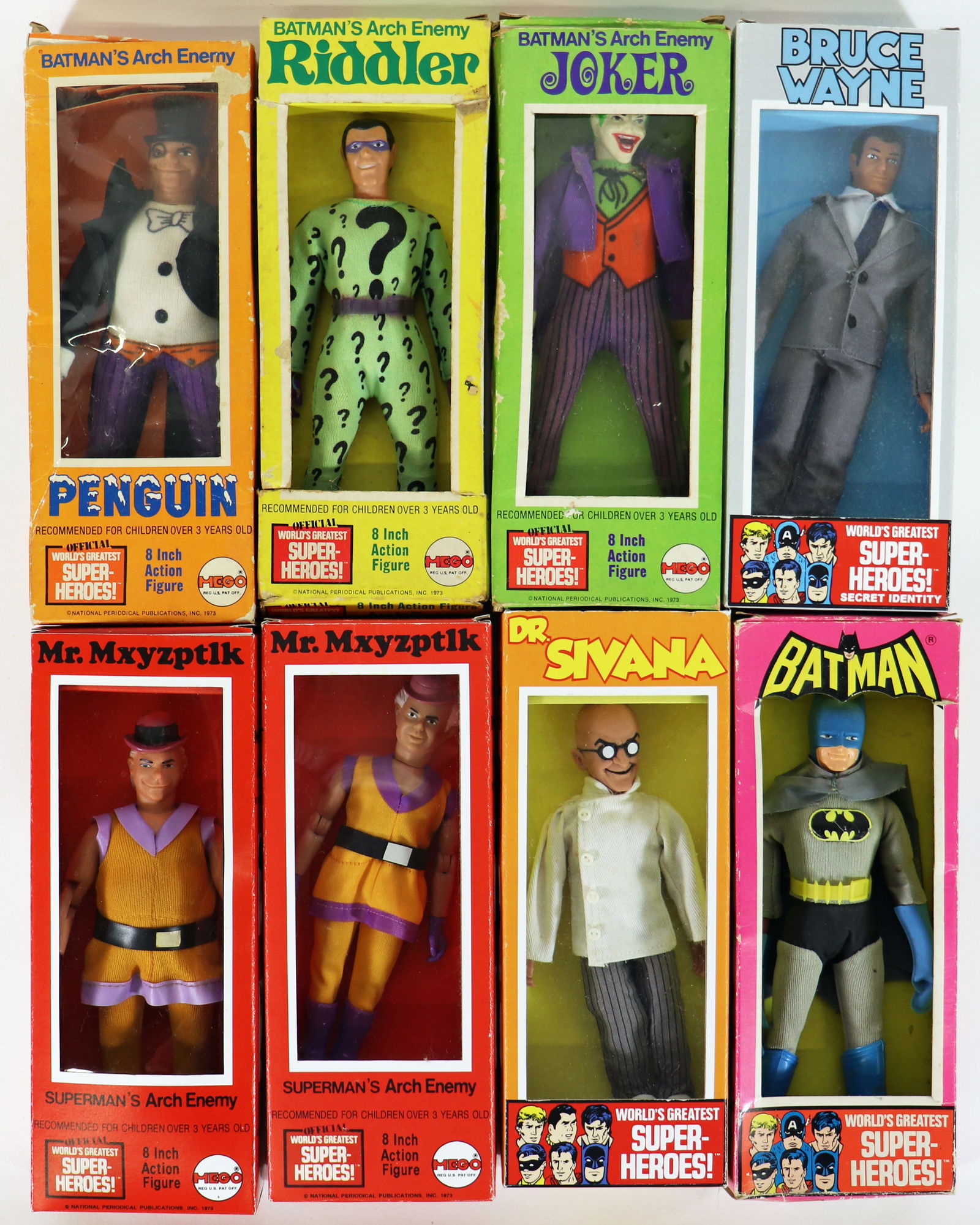 (8) MEGO WORLDS GREATEST SUPERHEROES 8" FIGURES (1 of 4)