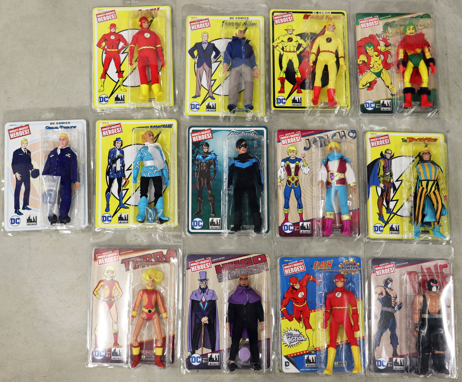 13 DC COMICS WORLDS GREATEST HEROES ACTION FIGURES (1 of 3)