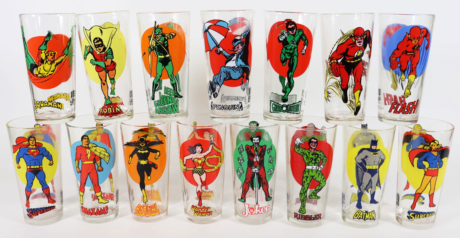(15) VINTAGE PEPSI SUPER SERIES DRINKING GLASSES (1 of 3)