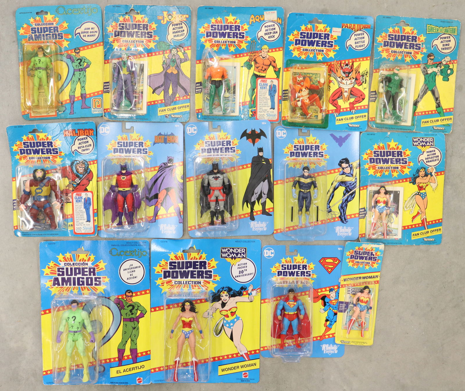 (14) DC SUPER POWERS ACTION FIGURES (1 of 3)