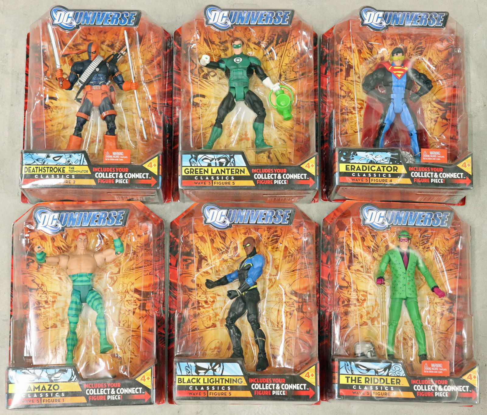 6 DC UNIVERSE CLASSICS SUPERHEROES ACTION FIGURES (1 of 1)