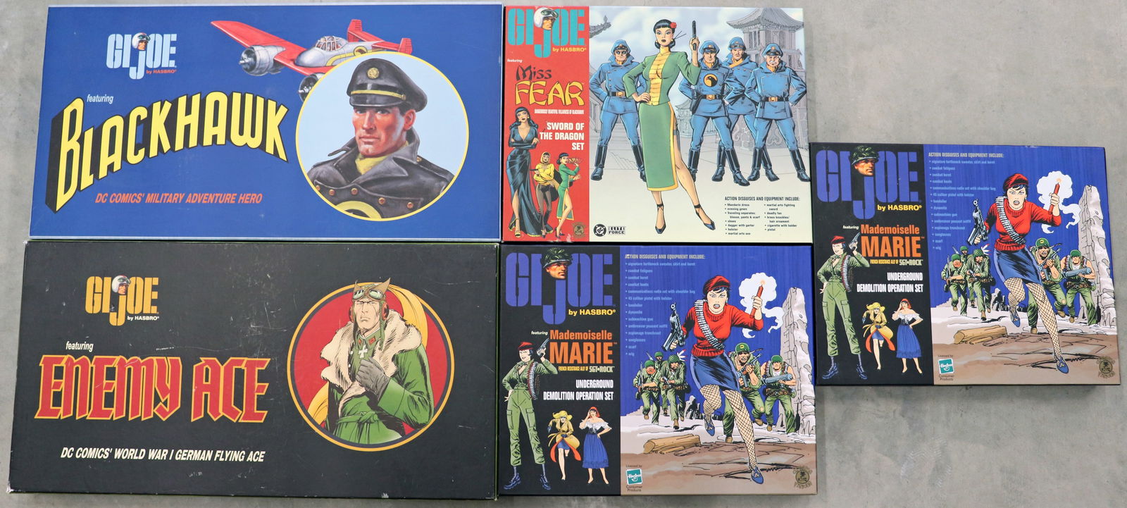 (5) HASBRO GI JOE BOX SET FIGURES AND ACCESSORIES (1 of 3)