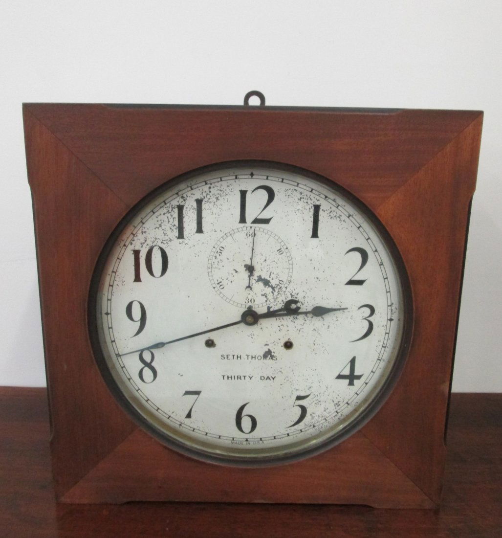 SETH THOMAS RAILROAD CLOCK