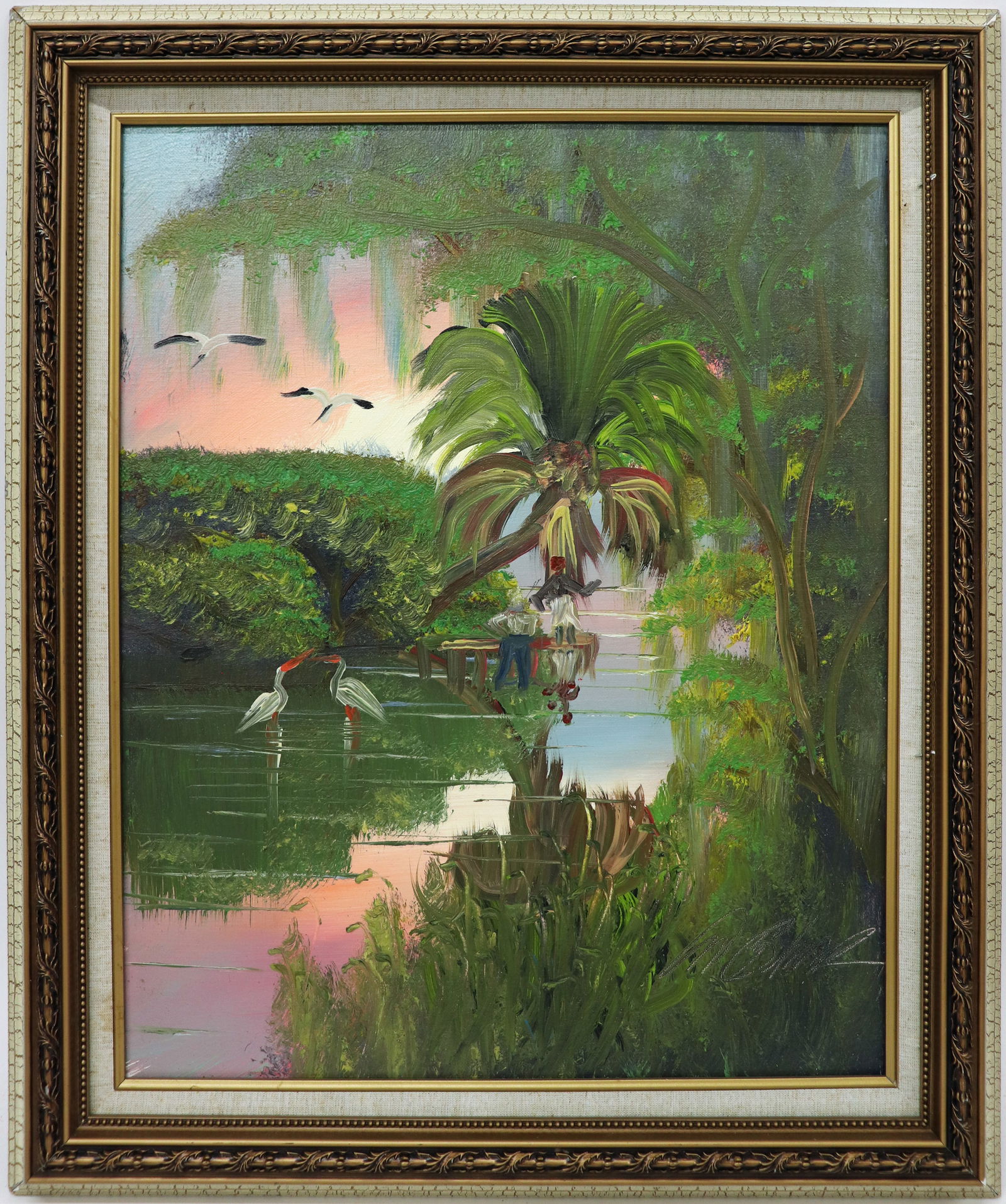 AL BLACK INLET FISHING HIGHWAYMEN PAINTING (1 of 5)