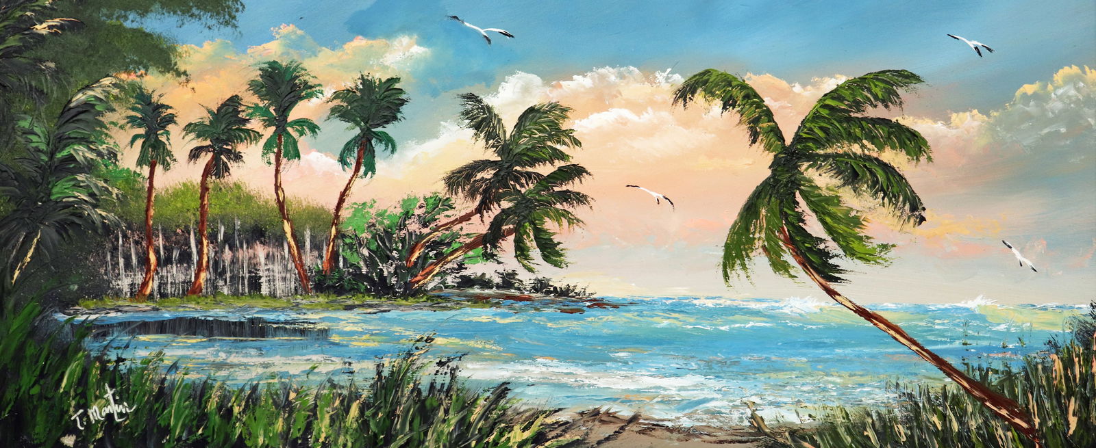 TODD MARTIN OCEAN COVE FLORIDA PAINTING (1 of 5)