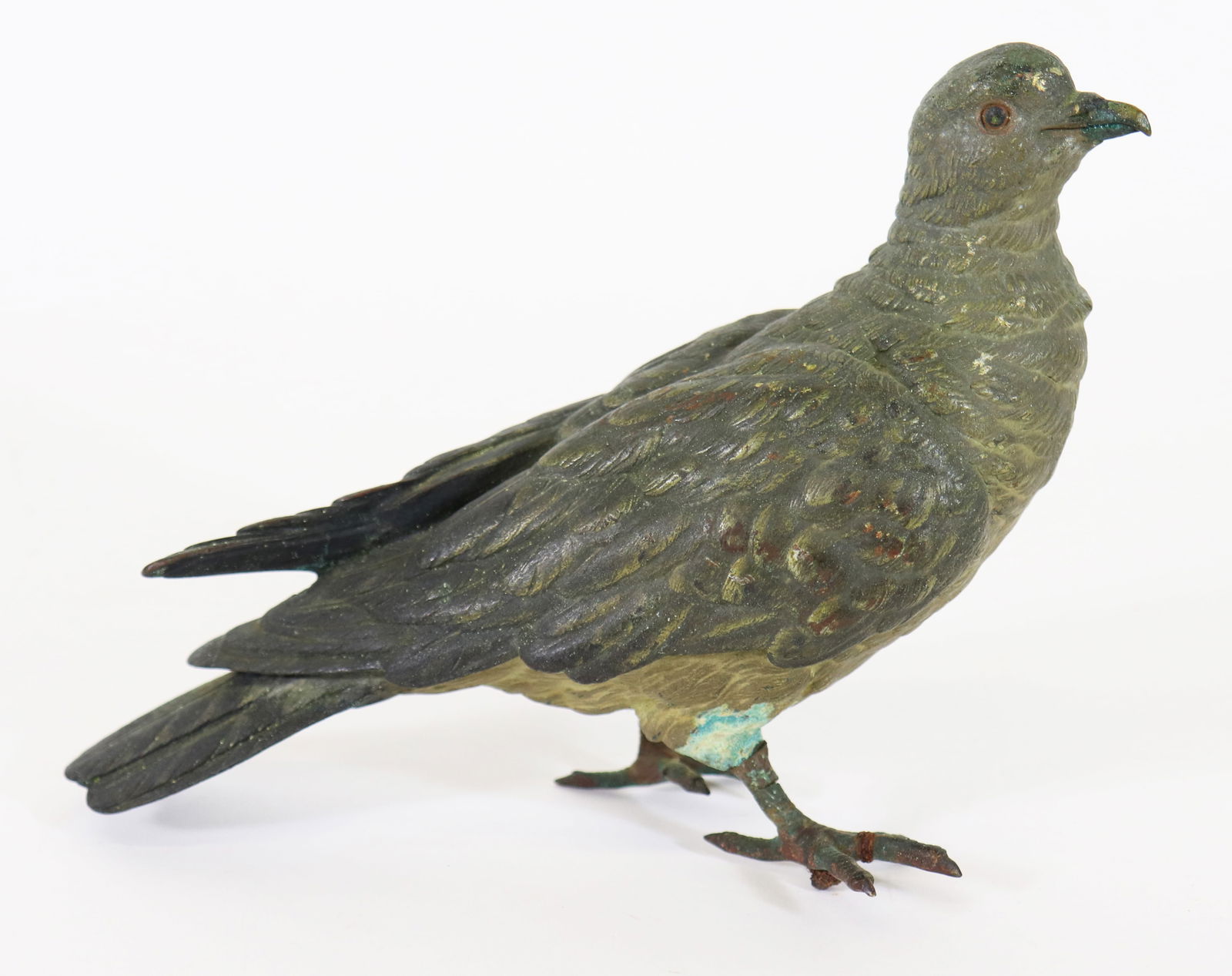 FRANZ BERGMAN BRONZE PIGEON BIRD SCULPTURE (1 of 4)