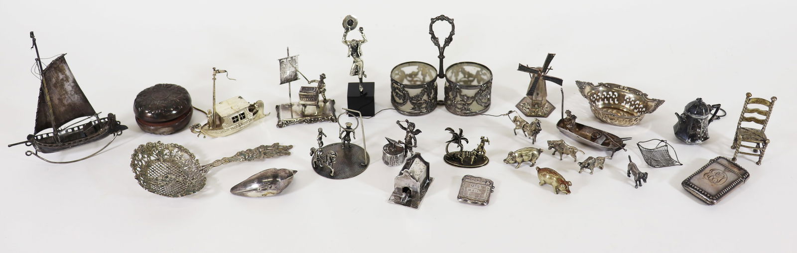 MINIATURE CONTINENTAL SILVER FIGURALS & MORE (1 of 4)