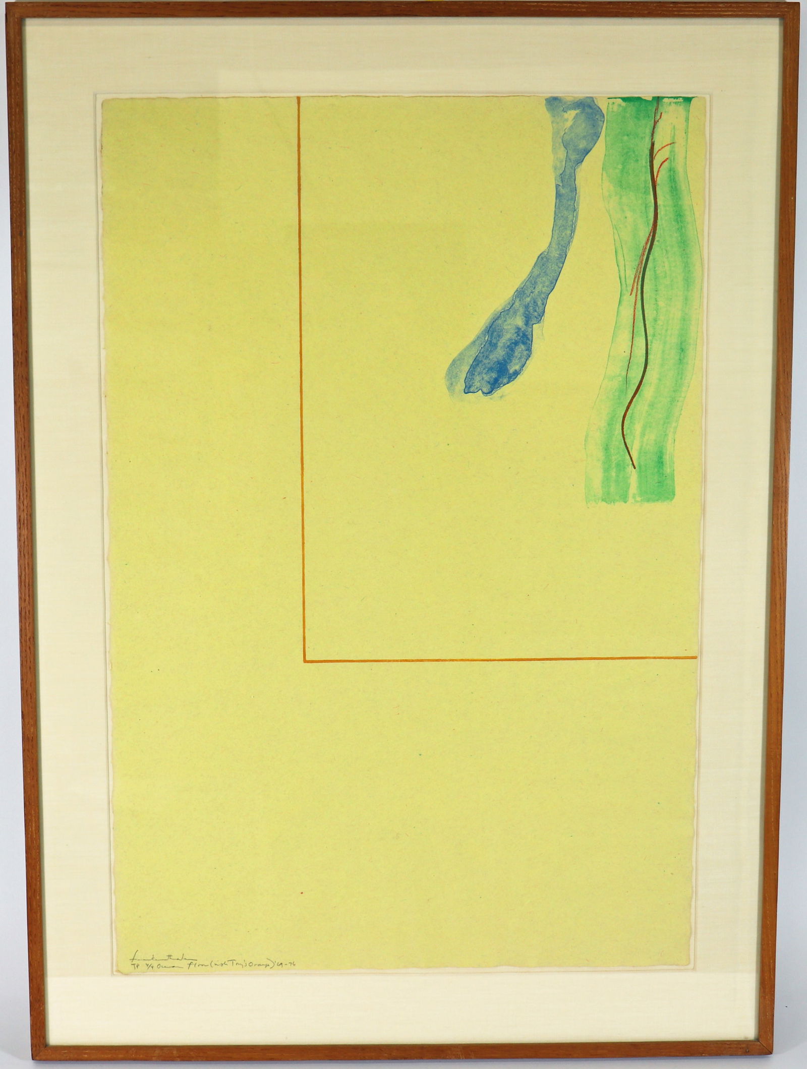 HELEN FRANKENTHALER OCEAN FLOOR LITHOGRAPH (1 of 7)