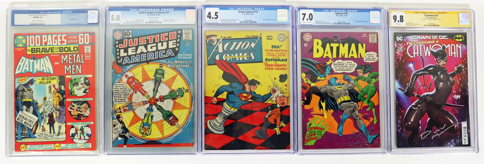 (5) CGC GRADED COMIC BOOKS (1 of 4)