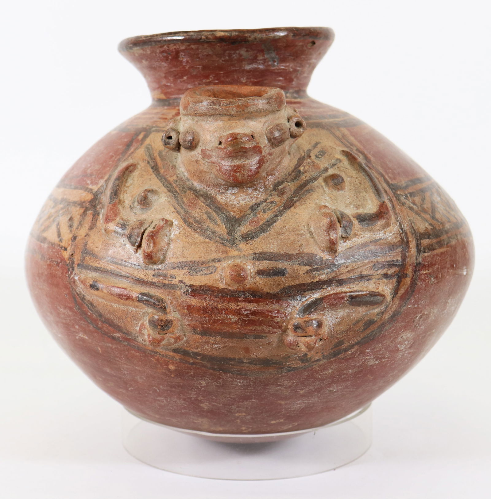 PRE-COLUMBIAN POTTERY CLAY EFFIGY VESSEL (1 of 4)
